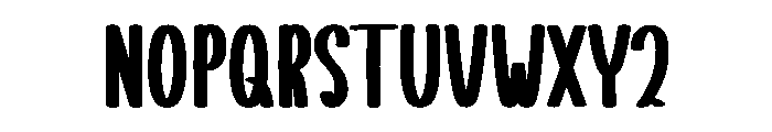Music Font UPPERCASE
