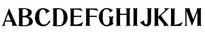 MuskegonCFSemiBold-SemiBold Font UPPERCASE
