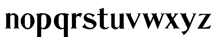 MuskegonCFSemiBold-SemiBold Font LOWERCASE