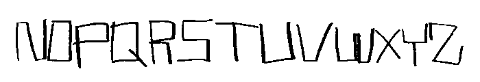 MuskyDawn Font UPPERCASE