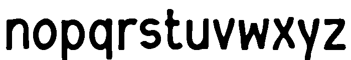 Musti Font LOWERCASE