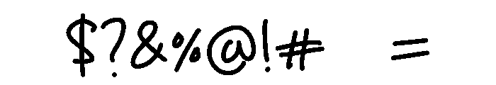 Mustika Flower Font OTHER CHARS