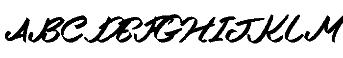 Mutation Patient Font UPPERCASE