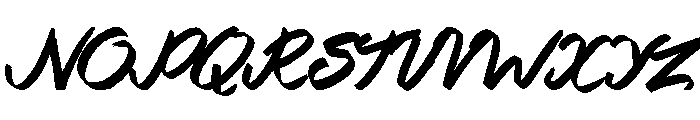 Mutation Patient Font UPPERCASE