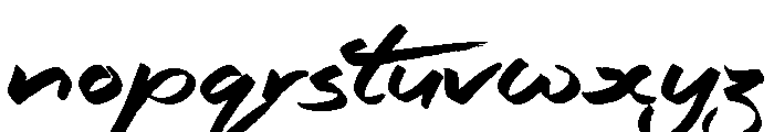 Mutation Patient Font LOWERCASE
