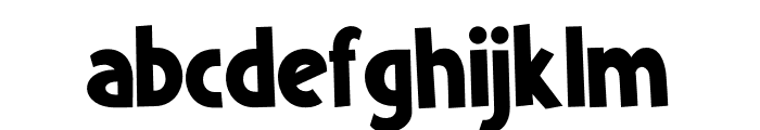 Mutchin Font LOWERCASE