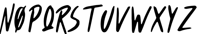 Muttcha Regular Font UPPERCASE