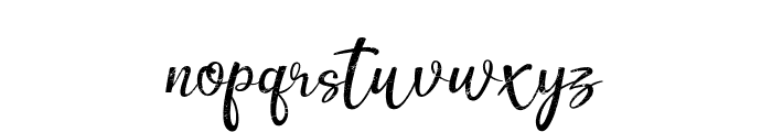 Muttung - Rustic Font LOWERCASE