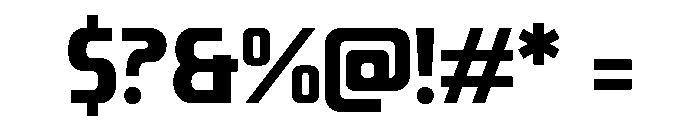 Muzino-Regular Font OTHER CHARS