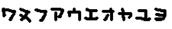 musekinin-katakana Font OTHER CHARS