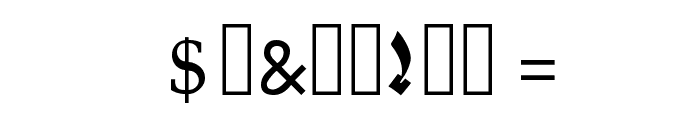 Muna Black Font OTHER CHARS