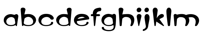 Muffintop Font LOWERCASE