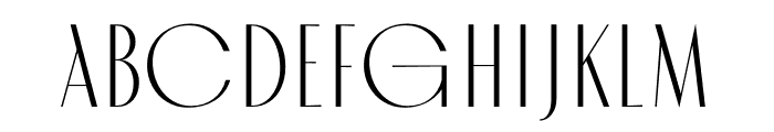 Musetta Regular Font LOWERCASE