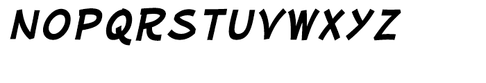 Mufferaw Bold Italic Font LOWERCASE