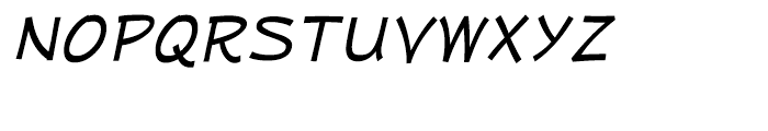Mufferaw Regular Italic Font UPPERCASE