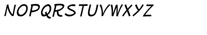 Mufferaw Regular Italic Font LOWERCASE