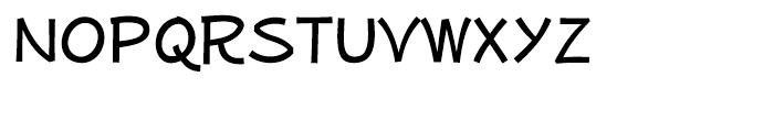 Mufferaw Regular Font LOWERCASE