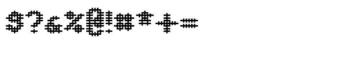Multicross Regular Font OTHER CHARS