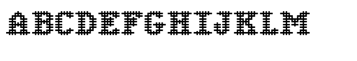 Multicross Regular Font UPPERCASE