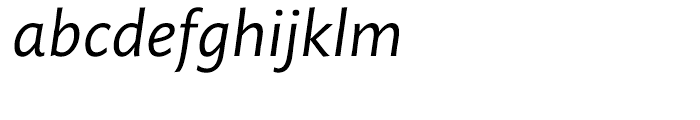 Mundo Sans Italic Font LOWERCASE