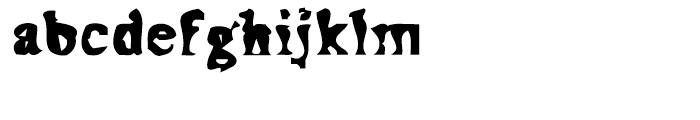 Murkshine Regular Font LOWERCASE