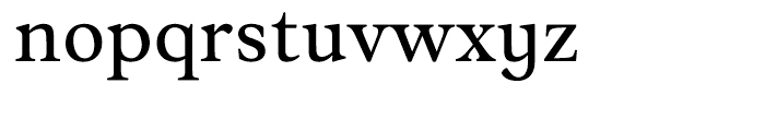 Musee Alternate Font LOWERCASE