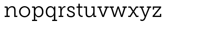 Museo Slab 300 Font LOWERCASE