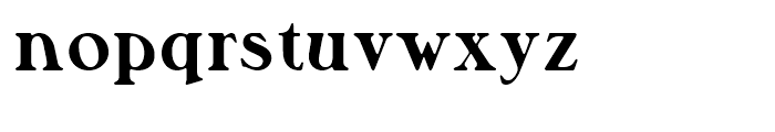 Musketeer Extrabold Font LOWERCASE