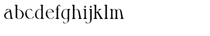 Musketeer Regular Font LOWERCASE