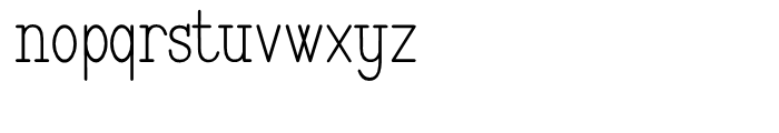 Mussa Regular Font LOWERCASE