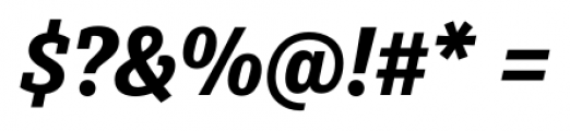 Muriza Bold Italic Font OTHER CHARS