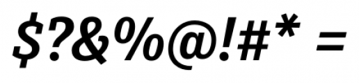 Muriza SemiBold Italic Font OTHER CHARS