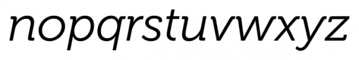Museo 300 Italic Font LOWERCASE