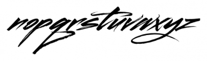 Mustang Regular Font LOWERCASE
