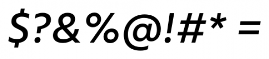 Mute Medium Italic Font OTHER CHARS
