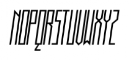 Muzarela Condensed Light Italic Font UPPERCASE