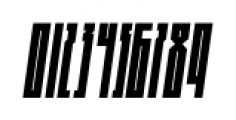 Muzarela Extra-condensed Bold Italic Font OTHER CHARS