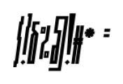 Muzarela Extra-condensed Italic Font OTHER CHARS