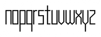 Muzarela Semi-condensed Light Font LOWERCASE