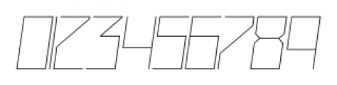 Muzarela Semi-expanded Thin Italic Font OTHER CHARS