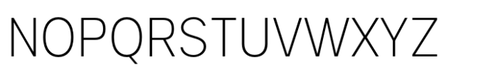 Mucitan Sans Extralight Font UPPERCASE