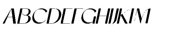 Mucks Oblique Font UPPERCASE