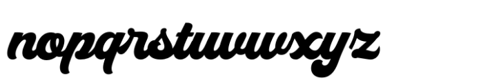 Mucky Script Regular Font LOWERCASE
