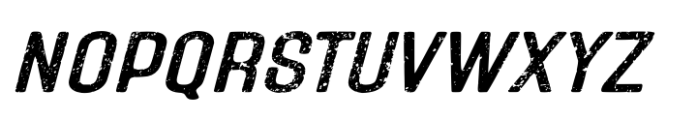 Mud Track Italic Font UPPERCASE