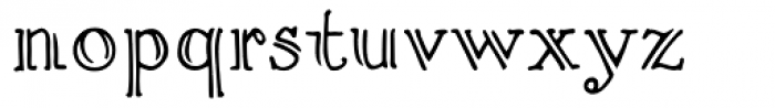 Mudville Font LOWERCASE