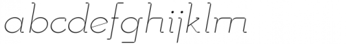Mudzil Alternate Light Italic Font LOWERCASE