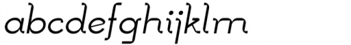 Mudzil Alternate Medium Italic Font LOWERCASE
