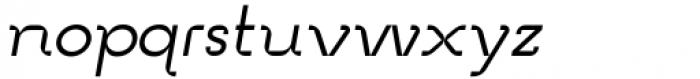 Mudzil Alternate Medium Italic Font LOWERCASE