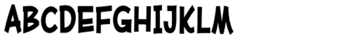 Mufferaw Condensed Bold Font LOWERCASE
