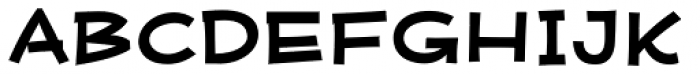 Mufferaw Expanded Bold Font LOWERCASE